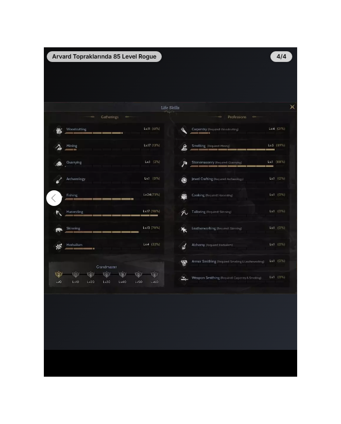Arvard Topraklarında 85 Level Rogue