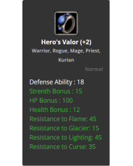 +2 Heros Valor
