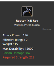 Raptor Reb +8