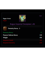 ROGUE İMPERİAL +8 SET (15 DEX)
