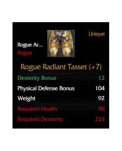 rogue set +7